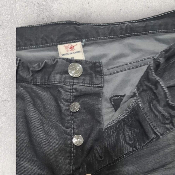Corduroy True Religion pants.Size 36.color black - Picture 9 of 11